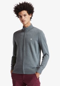 Timberland WILLIAMS RIVER FULL ZIP - Kofta - dark grey heather