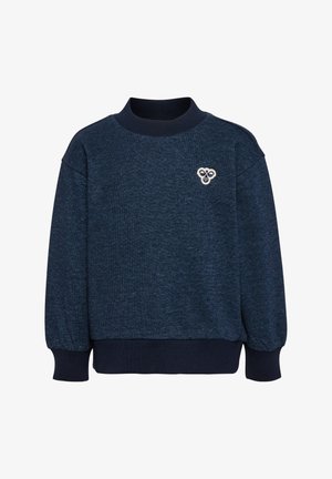 Hummel, HUMMEL HMLMINI LOOSE DNM CREWNECK BEE UNISEX - Sweatshirt - dress blues