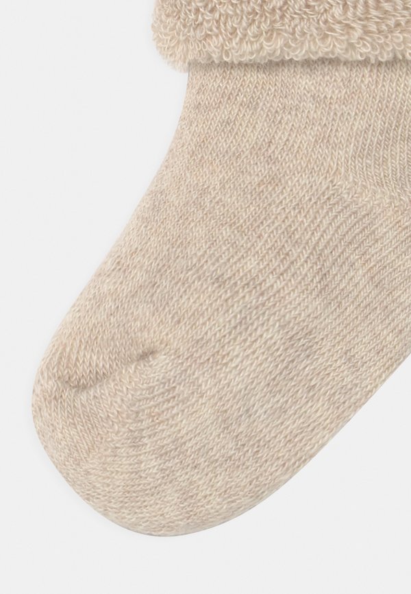 NEWBORN UNISEX 6 PACK - Socks - dunkel beige2
