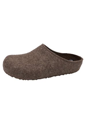 GRIZZLY MICHEL - Pantolette flach - torf