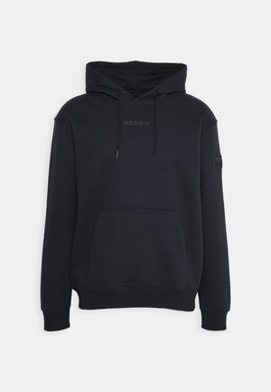 LINEAR UNISEX - Felpa con cappuccio - black