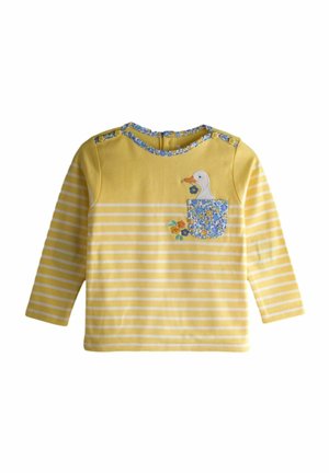 REGULAR FIT - DUCK POCKET BRETON - Hosszú ujjú felső - light yellow