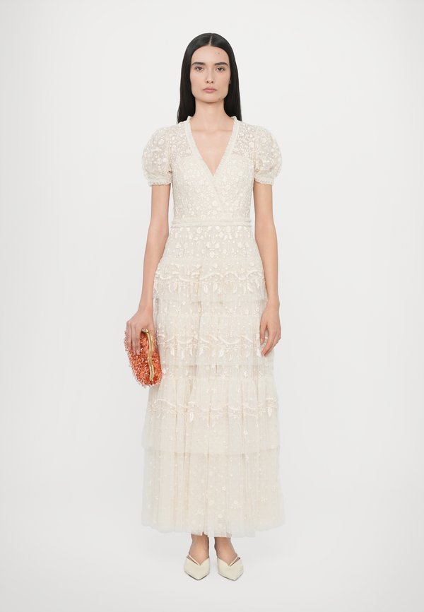 LAYERED ANKLE GOWN - Occasion wear - cream2