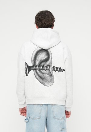 DISORDER EXTRA HEAVY HOOD - Pulover s kapuco - ash grey