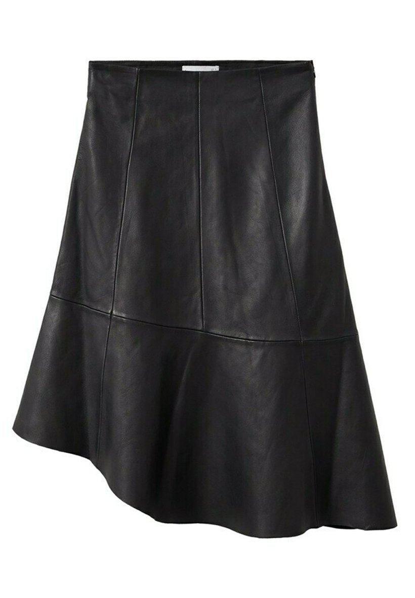 Mango Gonna di pelle - noir/nero - Zalando.it