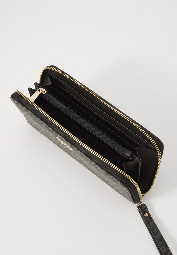 BRENTON ZIP AROUND - Wallet - coal2