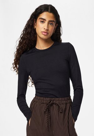 Pieces LULA LS JRS NOOS - Μπλούζα με μακριά μανίκια - black