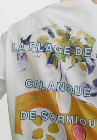 Jack & Jones RUNDHALS  - T-shirts print - bright white