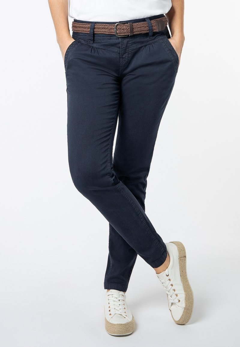 Sublevel MIT GÜRTEL - Broek - blue