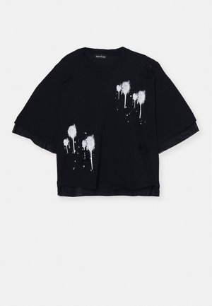 Atelier de roupa OILSTAINS UNISEX - Marškinėliai su spaudiniu - black