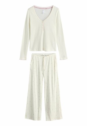 REGULAR FIT - LONG SLEEVE SET - Pyjama - white tulip
