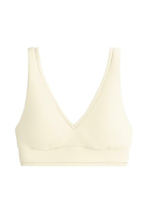 OYSHO, MEDIUM-SUPPORT COMFORTLUX SPORTS BRA WITH HEMSTITCH - Brassières de sport à maintien normal - beige