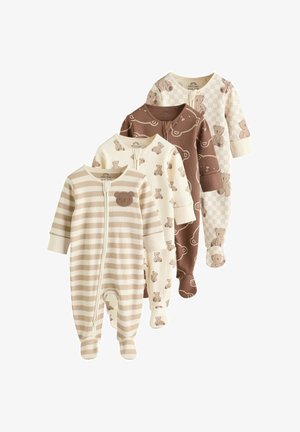 Next, REGULAR FIT -BEAR TWO WAY ZIP 4 PACK - Yöpuku - brown