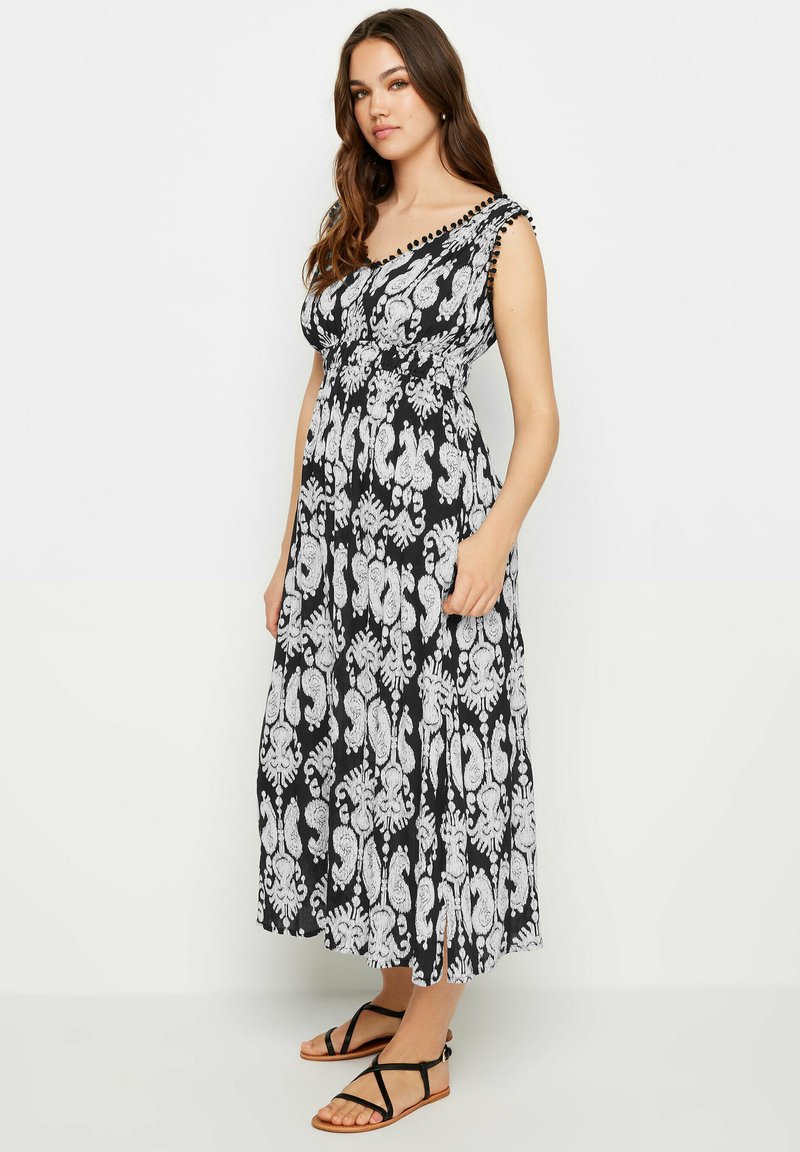 Long Aztec Robe Long Tall Sally AZTEC MIDAXI - Robe de jour - black/noir - ZALANDO.FR