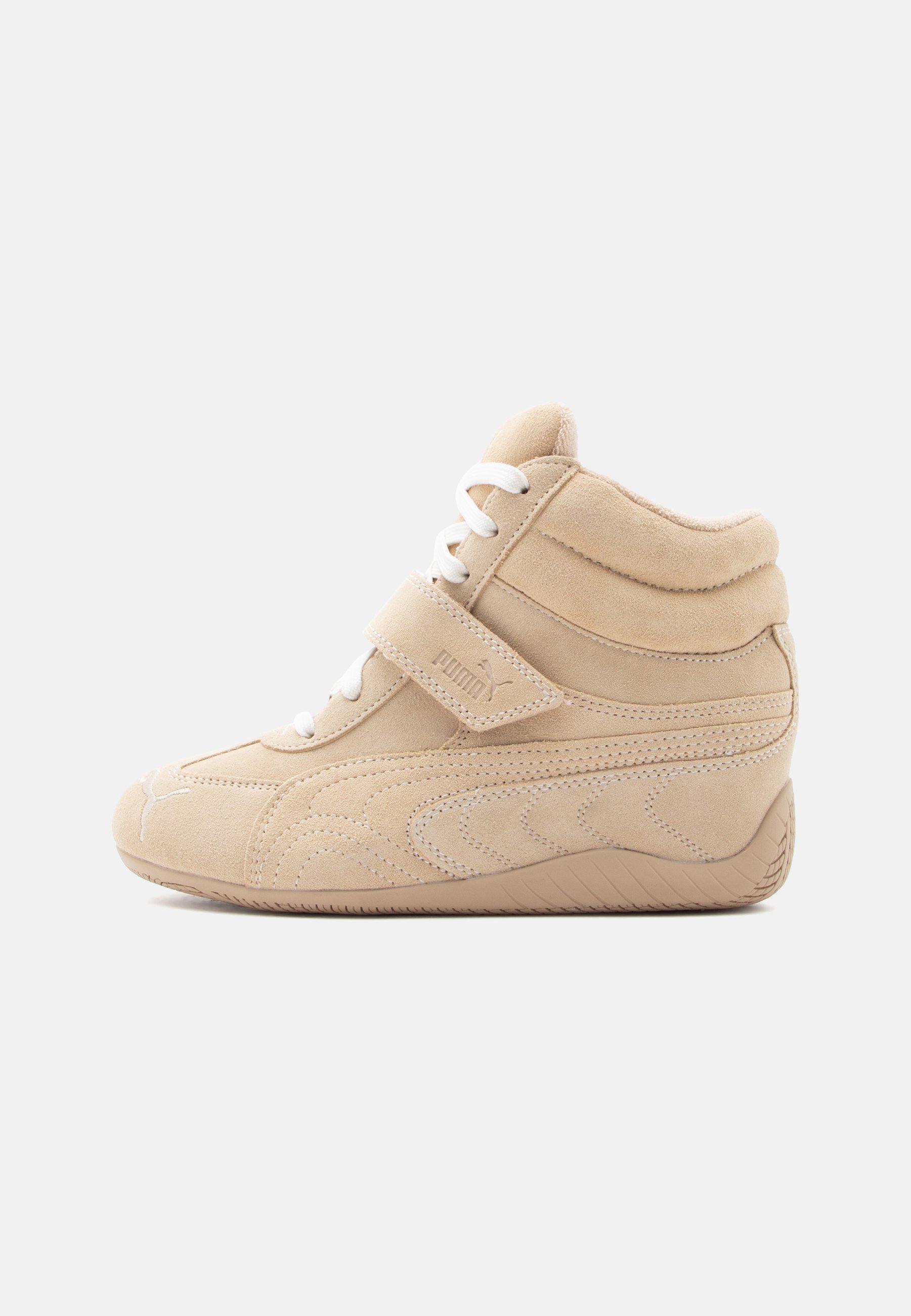 Puma SPEEDCAT WEDGE - Trainers - sand dune/alpine snow/beige - Zalando