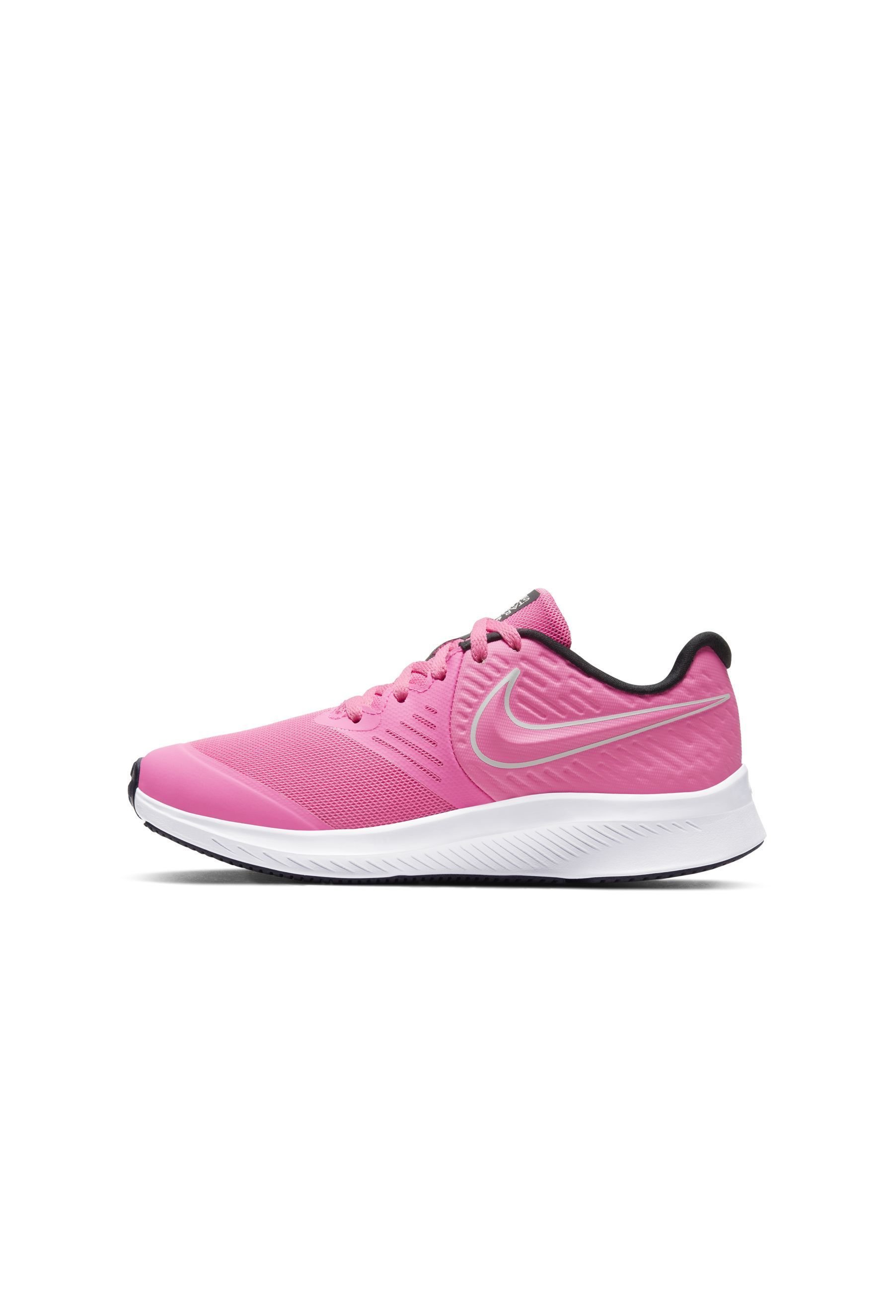 Nike Performance STAR RUNNER 2 UNISEX - Zapatillas de running neutras -  pink glow/black/white/photon dust/rosa - Zalando.es