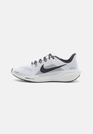 Nike Performance AIR ZOOM PEGASUS 41 - Road running shoes - white/black/pure platinum/summit white