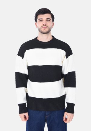 A RIGHE - Maglione - nero