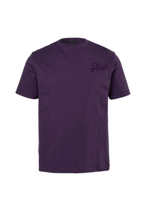 JP1880, T-SHIRT, SHORT SLEEVE, CHEST PRINT, UP TO 8XL - T-shirt imprimé - dark violet