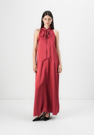 VILA VIFADIA TIE DETAIL MAXI DRESS - Maxi dress - holly berry