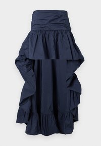 DONDOLO GONNA TAFFETA - Maxiszoknya - blu notte senza luna