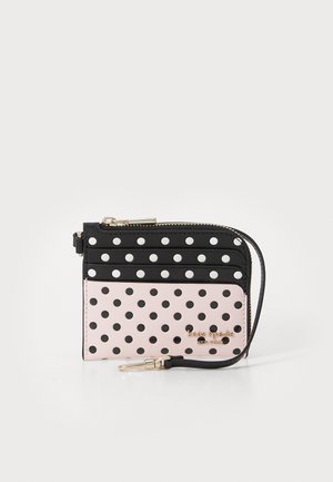DEVIN BREEZY DOT EMBOSSED COIN CARD CASE WRISTLET - Wallet - black multi