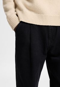 Selected Homme Löst sittande jeans - black denim