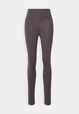 Nebbia HIGH WAISTED GYM LEGGINGS - Trikoot - marron