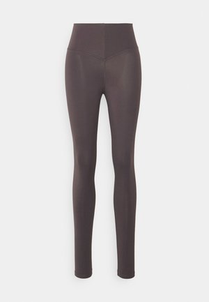 Nebbia CLASSIC HERO HIGH WAIST - Legingi - marron