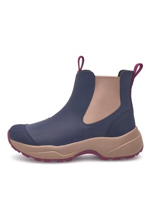 Woden SIRI WATERPROOF - Regenlaarzen - dark navy taupe