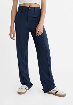 Stradivarius Pantalon classique - dark blue