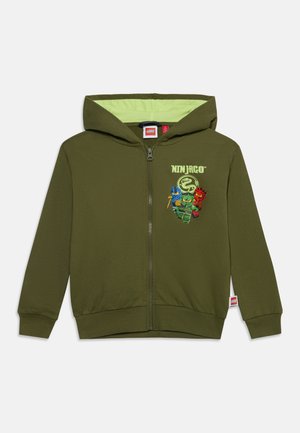 LEGO® kidswear, HOODED - Sweater met rits - dark green