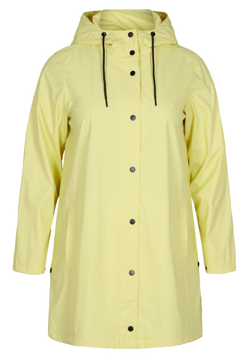 Damen Leichte Jacken | Zizzi Regenjacke / wasserabweisende Jacke pale banana/hellgelb - AU41088 Damen Leichte Jacken | Zizzi Regenjacke / wasserabweisende Jacke pale banana/hellgelb - AU41088