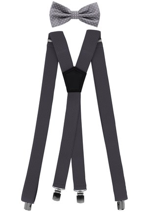 X-FORM MIT PASSENDER SET - Bow tie - grau/weiß