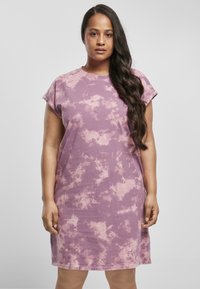 Urban Classics - BLEACHED - Jersey dress - duskviolet Thumbnail Image 1