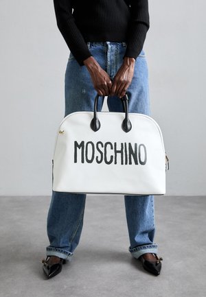 MOSCHINO ARCHIVE MESSAGES - Nedēļas nogales soma - white
