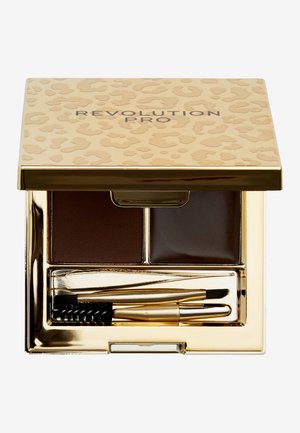 REVOLUTION PRO ULTIMATE BROW SCULPT KIT DARK BROWN - Makeup set - dark brown