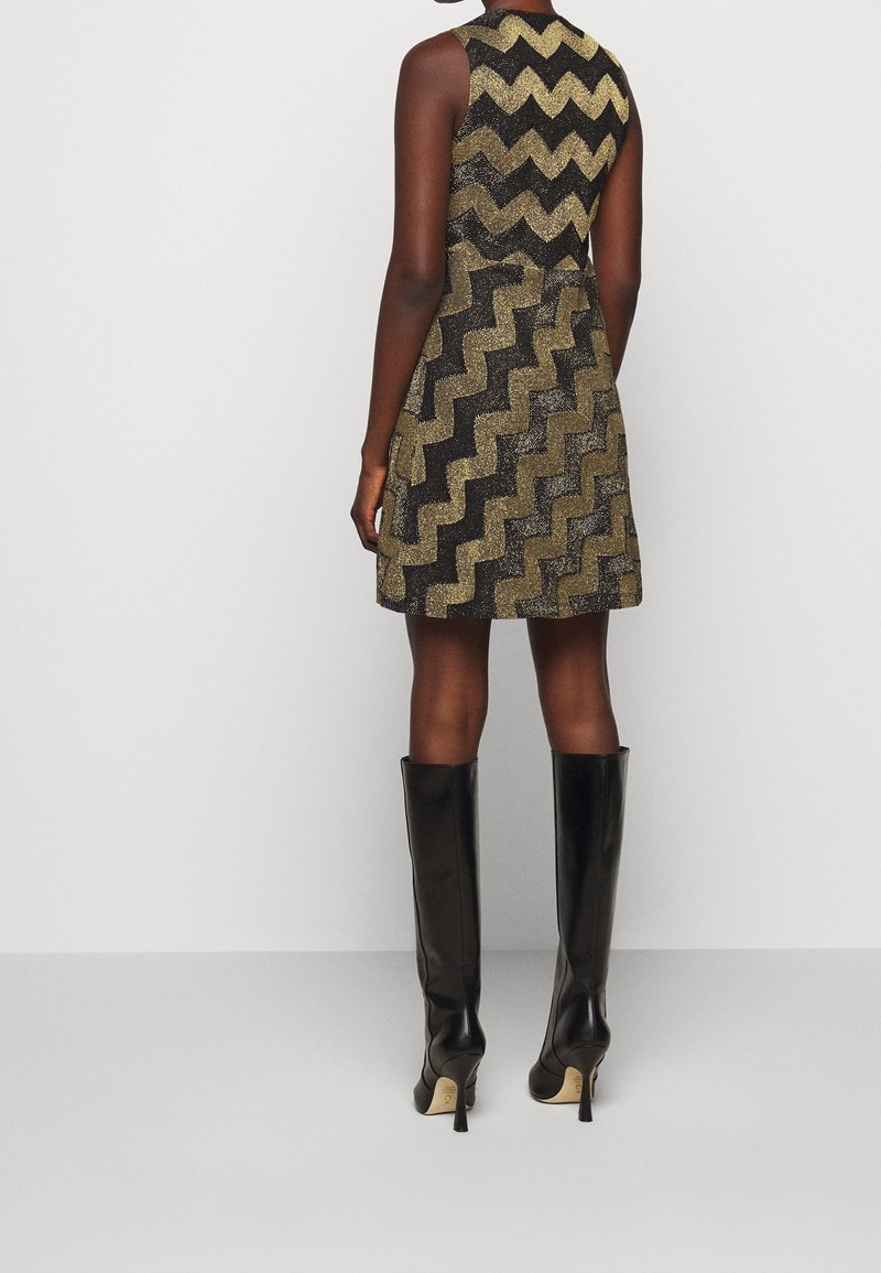 missoni gold cocktail dress Maria Lucia Hohan Metallic Midi Dress Shop Online – Maria Lucia Hohan –  Luxury Brand Outlet main image 1