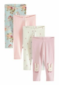 Next - 4 PACK - Leggings - pink bunny Miniatyrbild 1