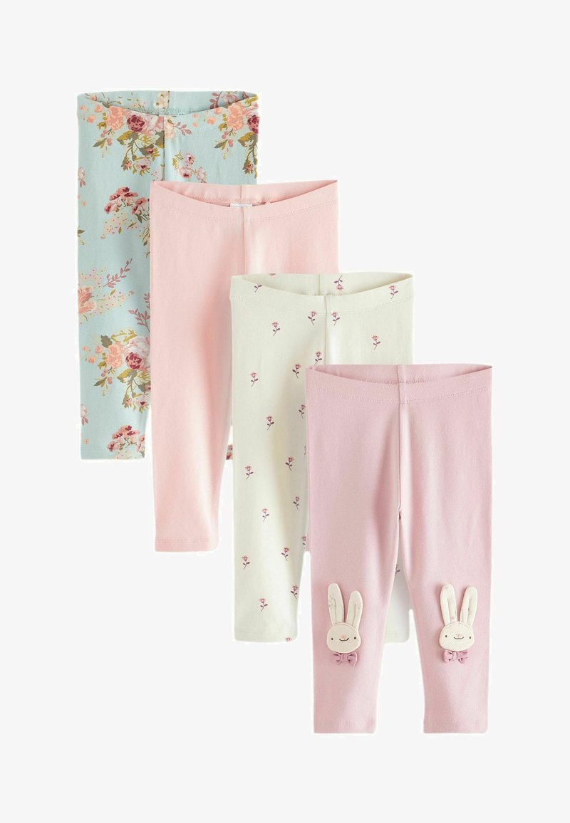 Next 4 PACK - Leggings - Pantaloni - pink bunny