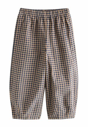 PULLON - Trousers - brown gingham