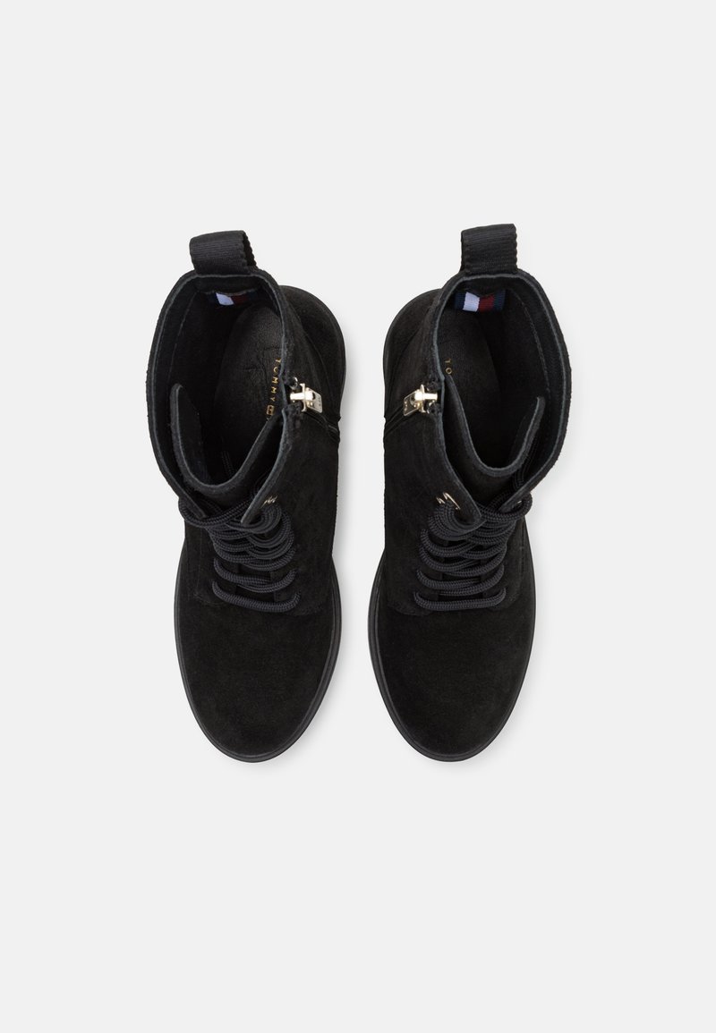 Zalando Bottine Lacet Tommy Hilfiger Femme Tommy Hilfiger BUCKLE LACE UP BOOT Lace-up Ankle Boots Black