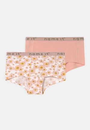 NKFHIPSTER FLOWER 2 PACK - Boxerky - silver pink
