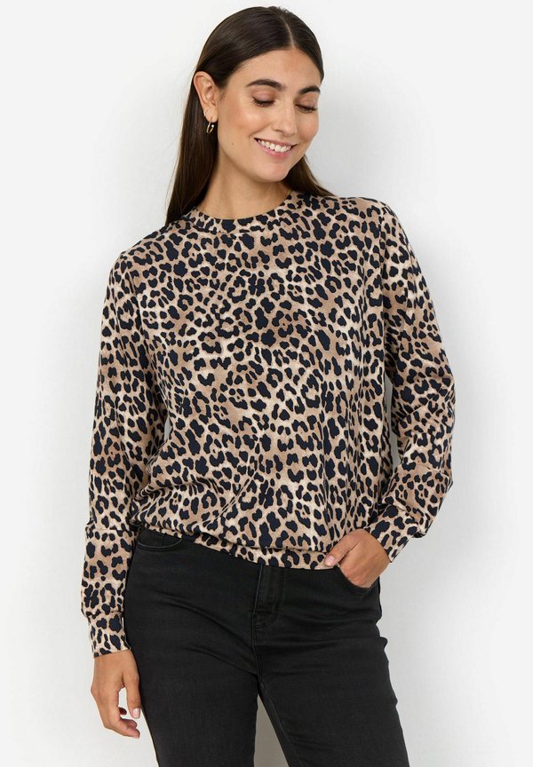 SC-BANU AOP 222 - Bluse - sand combi