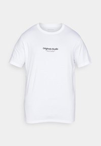JORVESTERBRO TEE CREW NECK - Camiseta estampada - bright white