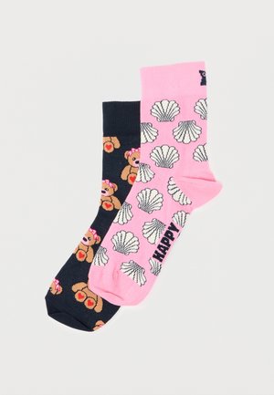 TEDDY & SEA SHELL SHORT CREW UNISEX 2 PACK - Șosete - multi-coloured