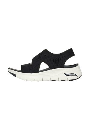 Skechers Sandaler m/ kilehæl - black