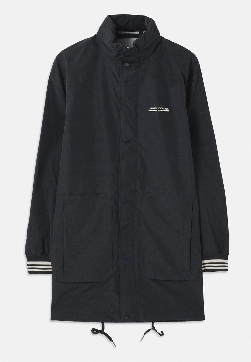 Armani Exchange Trenchcoat donkerblauw