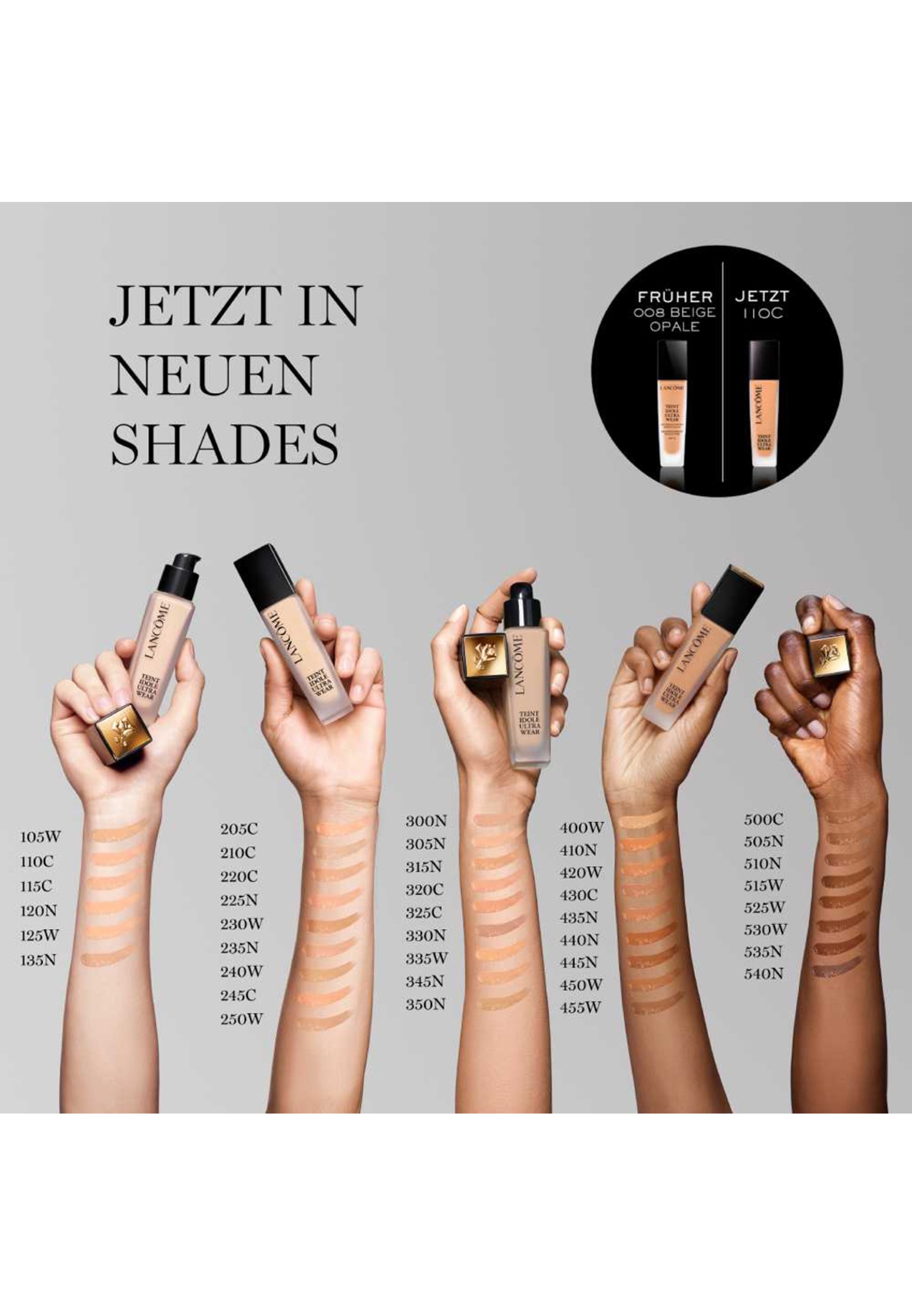 LANCÔME TEINT IDOLE ULTRA WEAR - Foundation - 110c - früher 08