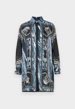 Roberto Cavalli Skjortekjole - blue